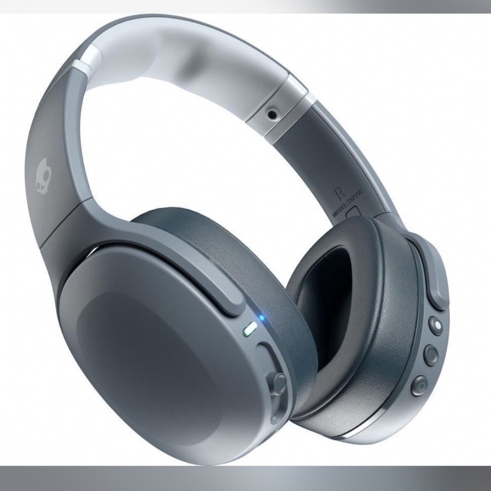 Skullcandy Crusher Evo Over-Ear Bluetooth Headphones Chill Gray S6EVW Wireless